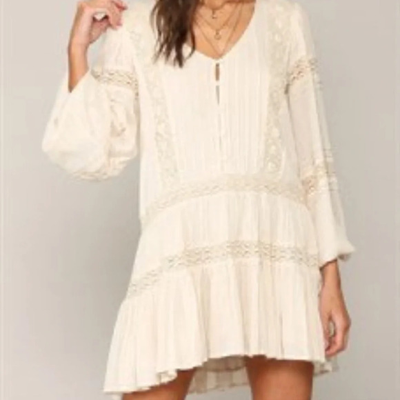 By Together Tops - By Together Karina Tunic Dress Womens Medium NWT Boho Cottagecore Hippie Indie